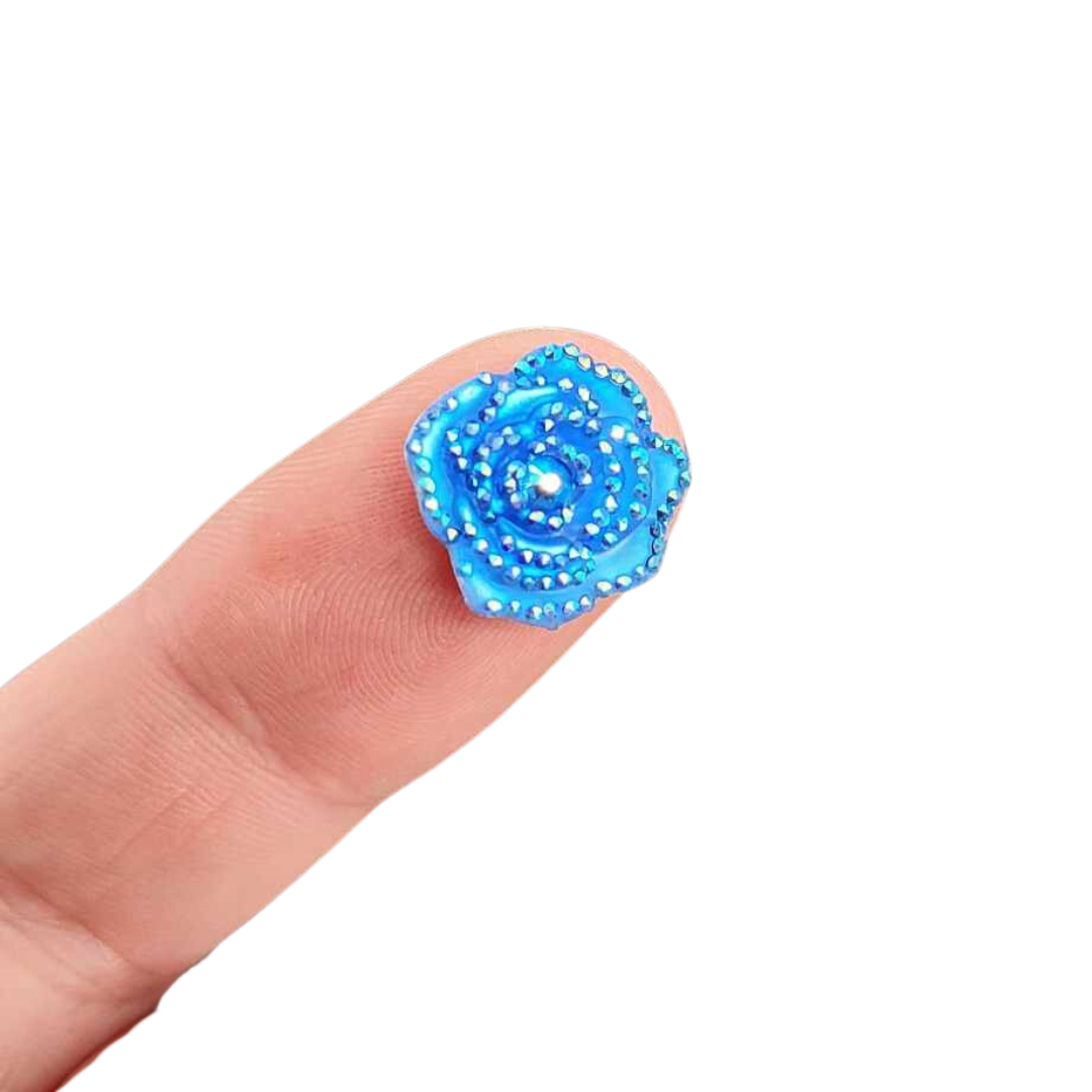 MYO Bling - Sparkle Blue Flowers